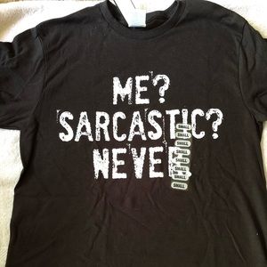 me sarcastic never sweatshirt